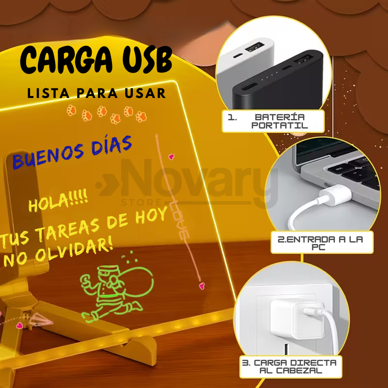 ✨ La Pizarra LED que Convierte tus Ideas en Luz ✨