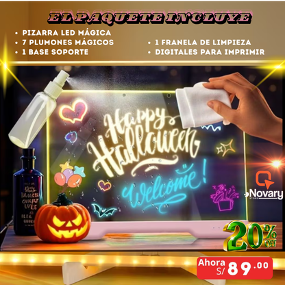 ✨ La Pizarra LED que Convierte tus Ideas en Luz ✨